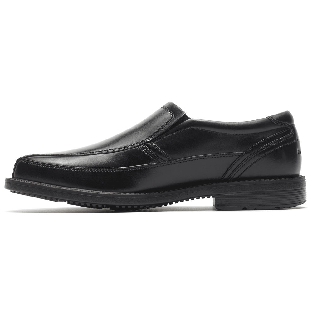 Rockport Slip-On For Mens Black - Style Leader 2 Bike Toe - LZ5427380